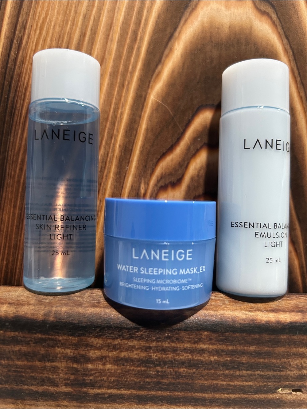 LANEIGE Blue and White Skincare Trio